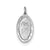 St. Christopher Medal, Classy Charm in Sterling Silver