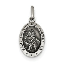 Sterling Silver St. Christopher Medal, Charm hide-image