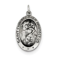 Sterling Silver St. Christopher Medal, Adorable Charm hide-image