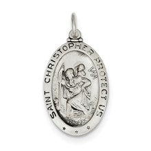 Sterling Silver St. Christopher Medal Charm hide-image