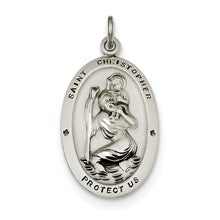 Sterling Silver St. Christopher Medal, Beautiful Charm hide-image