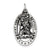 Sterling Silver St. Christopher Medal, Exquisite Charm hide-image