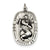 St. Christopher Medal, Fine Charm in Sterling Silver