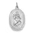 St. Christopher Medal, Pendants and Charm in Sterling Silver