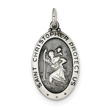 Sterling Silver St. Christopher Basketball Medal, Lovely Charm hide-image