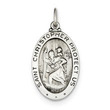 Sterling Silver St. Christopher Soccer Medal, Classy Charm hide-image