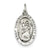 Sterling Silver St. Christopher Soccer Medal, Classy Charm hide-image