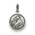 Sterling Silver Antiqued Saint Anthony Medal, Delightful Charm hide-image