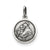 Antiqued Saint Anthony Medal, Delightful Charm in Sterling Silver