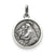 Antiqued Saint Anthony Medal, Exquisite Charm in Sterling Silver