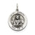 Sterling Silver St. Barbara Medal, Charm hide-image