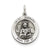 St. Barbara Medal, Charm in Sterling Silver