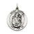 Antiqued Saint Joseph Medal, Adorable Charm in Sterling Silver