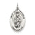 Sterling Silver Saint Jude Thaddeus Medal, Pretty Charm hide-image