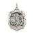 Sterling Silver D/C St. Michael Badge Medal, Charm hide-image