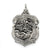 St. Michael Badge Medal, Appealing Charm in Sterling Silver