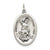 St. Michael Medal, Charm in Sterling Silver