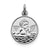 Sterling Silver/Plain Back Angel Medal, Charm hide-image