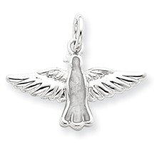 Sterling Silver Enameled Holy Spirit Charm hide-image