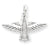 Sterling Silver Enameled Holy Spirit Charm hide-image