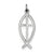 Sterling Silver Ichthus Fish Charm hide-image