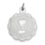 Holy Communion Disc Charm in Sterling Silver