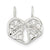 Sterling Silver Mother/Daughter Break apart Charm hide-image