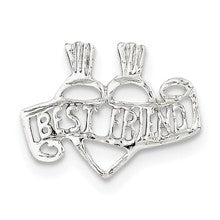 Sterling Silver Best Friend Break apart Charm hide-image