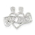 Sterling Silver Best Friend Break apart Charm hide-image