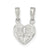 Sterling Silver Best Friends 2 piece Break apart Charm hide-image