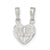 Best Friends 2 piece Break apart Charm in Sterling Silver