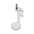 Musical Note Charm in Sterling Silver