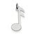 Sterling Silver Musical Note Charm hide-image