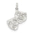 Sterling Silver Comedy/Tragedy Charm hide-image