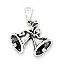 Sterling Silver Antique Bells Charm hide-image