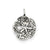 Antiqued Sand Dollar Charm in Sterling Silver