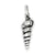 Sterling Silver Antiqued Shell Charm hide-image