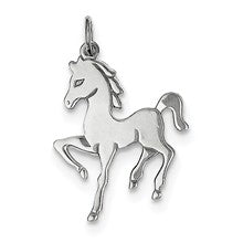 Sterling Silver Horse Disc Charm hide-image