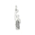 Enameled Statue of Liberty Charm in Sterling Silver