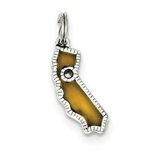 Sterling Silver Enameled California Charm hide-image