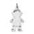 Sterling Silver Engravable Boy Disc Charm hide-image