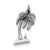 Palm Tree Charm in Sterling Silver