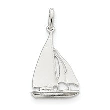 Sterling Silver Sailboat Charm hide-image