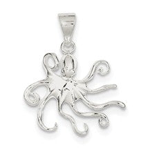 Sterling Silver Octopus Charm hide-image