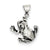 Antiqued Frog Charm in Sterling Silver