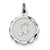 Sterling Silver Brocaded Initial A Charm hide-image