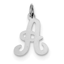 Sterling Silver Stamped Initial A Charm hide-image