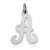 Sterling Silver Stamped Initial A Charm hide-image