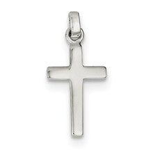 Sterling Silver Polished Cross Charm hide-image