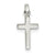 Sterling Silver Polished Cross Charm hide-image